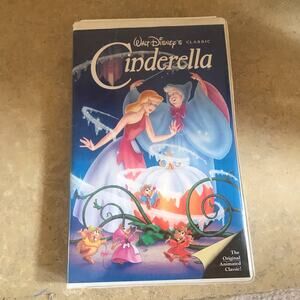 Vintage Cinderella VHS Tape, 1995, Walt Disney Home Entertainment